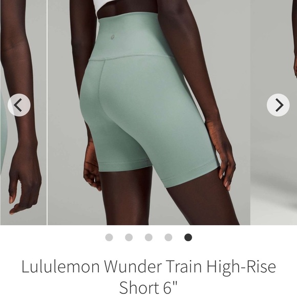LULULEMON-Wunder Train High-Rise
Short 6" ,Misty Glade ,size 10 - Picture 2 of 8